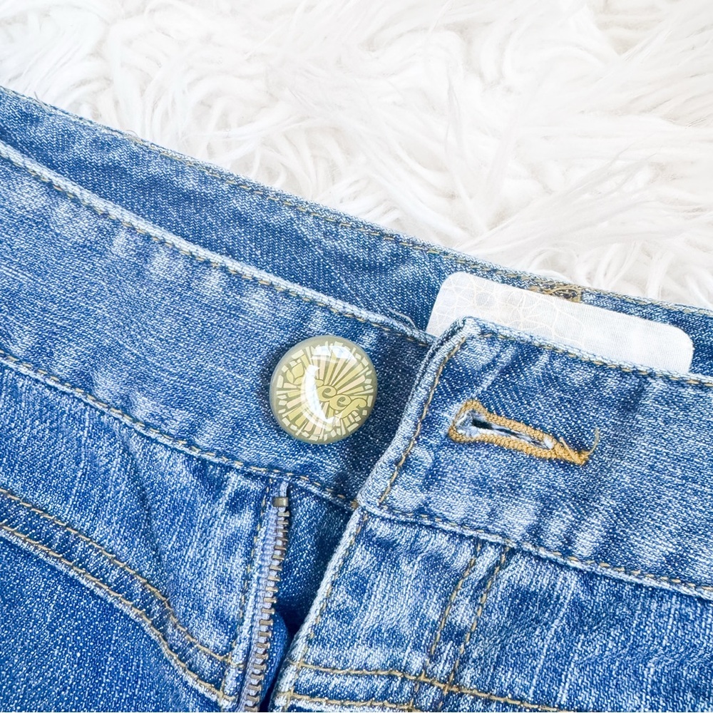 Reef | Vintage Y2K Distressed Jean Skirt - Picture 3 of 5